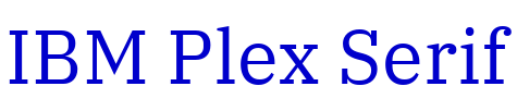 IBM Plex Serif الخط